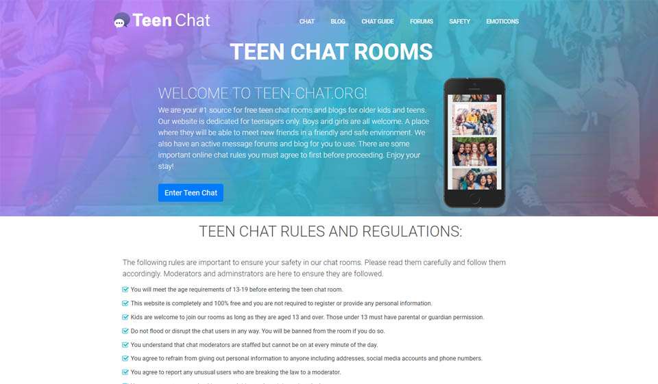 Teenchat.com sign in